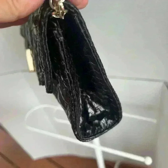 Sondra Roberts Clutch w/ Chain Strap Black… - Picture 3 of 7